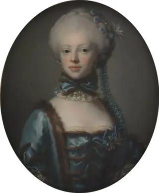 Portrait of Countess Eleonora Agnes Scheel, neé Raben, by Peder Als, oil, 1768