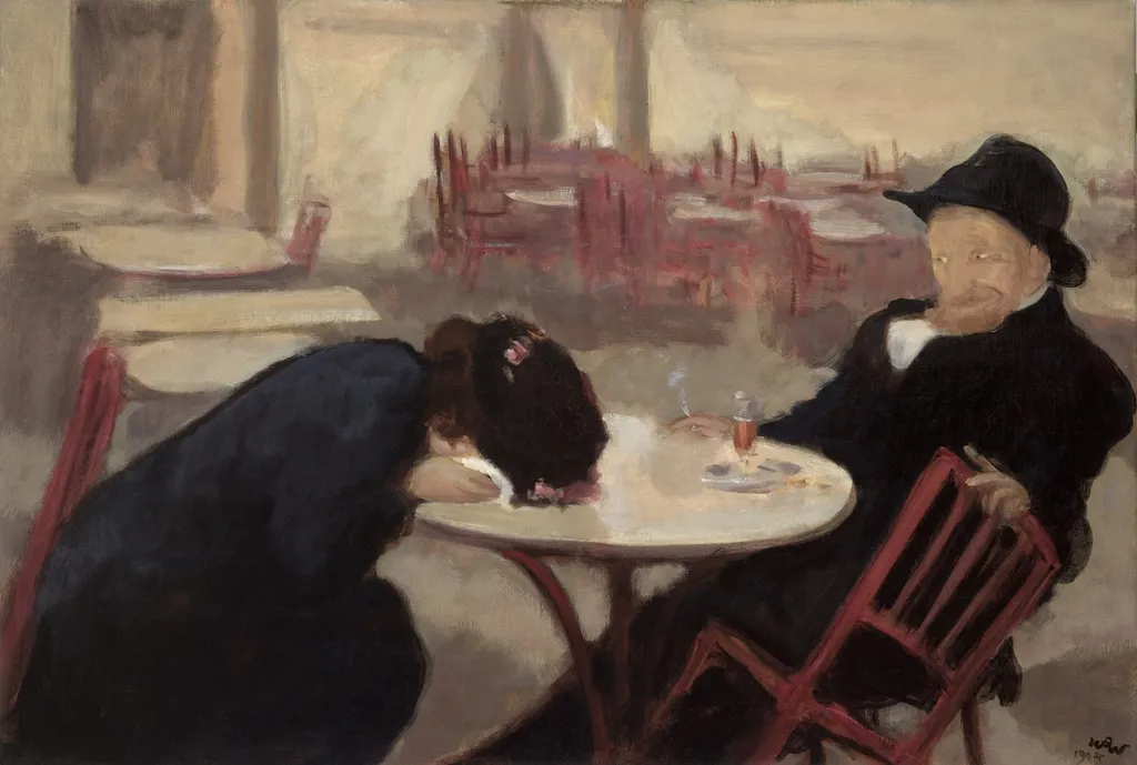 The Demon, by Wojciech Weiss, oil, 1904