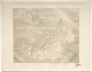 Net Menders, by Jan Toorop, 1899
