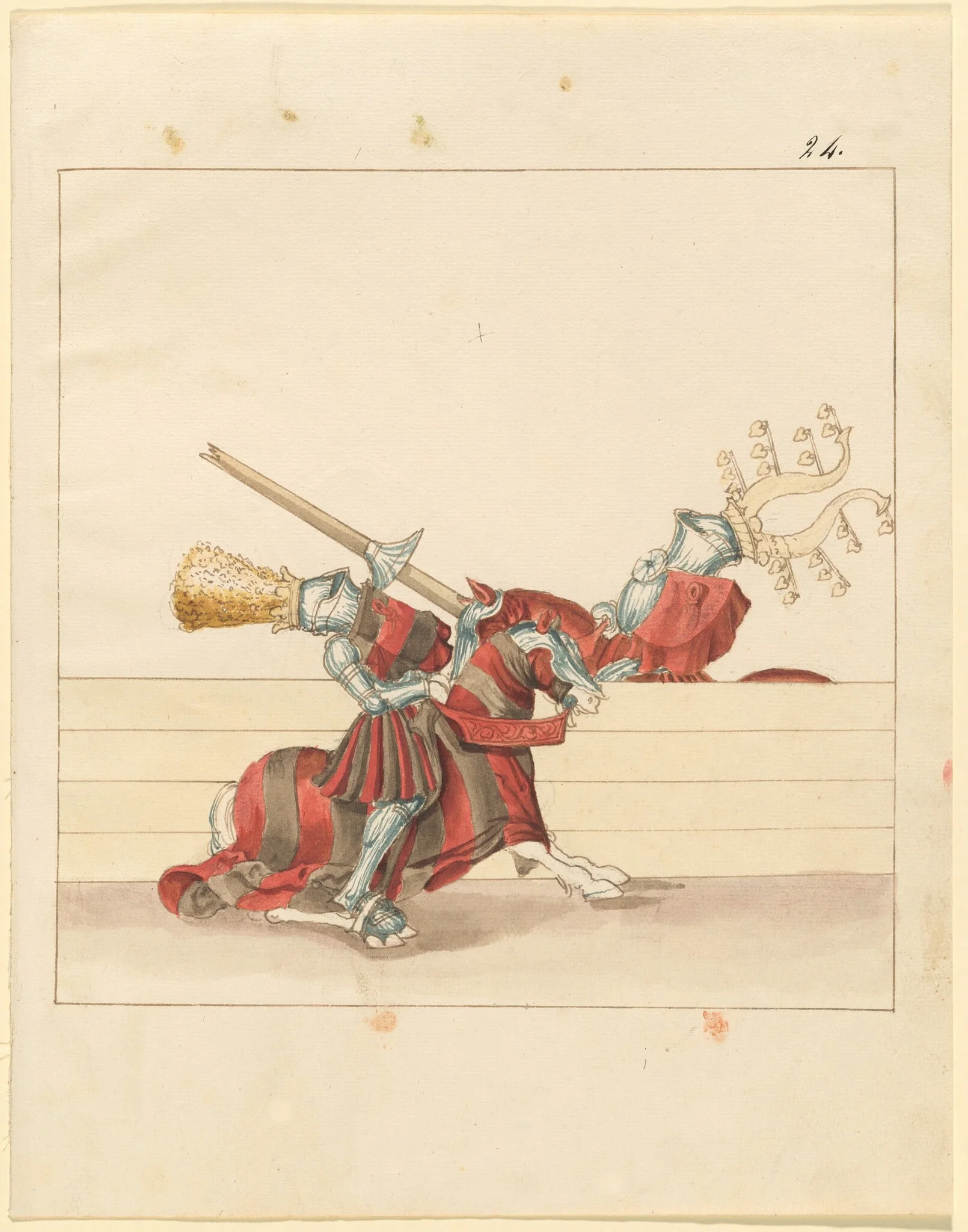 Italian Joust of Peace, detail