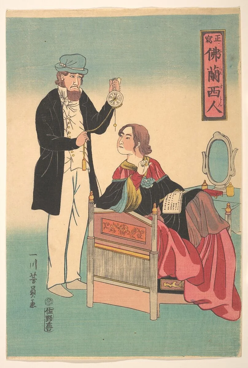 Furansujin|French Couple, detail