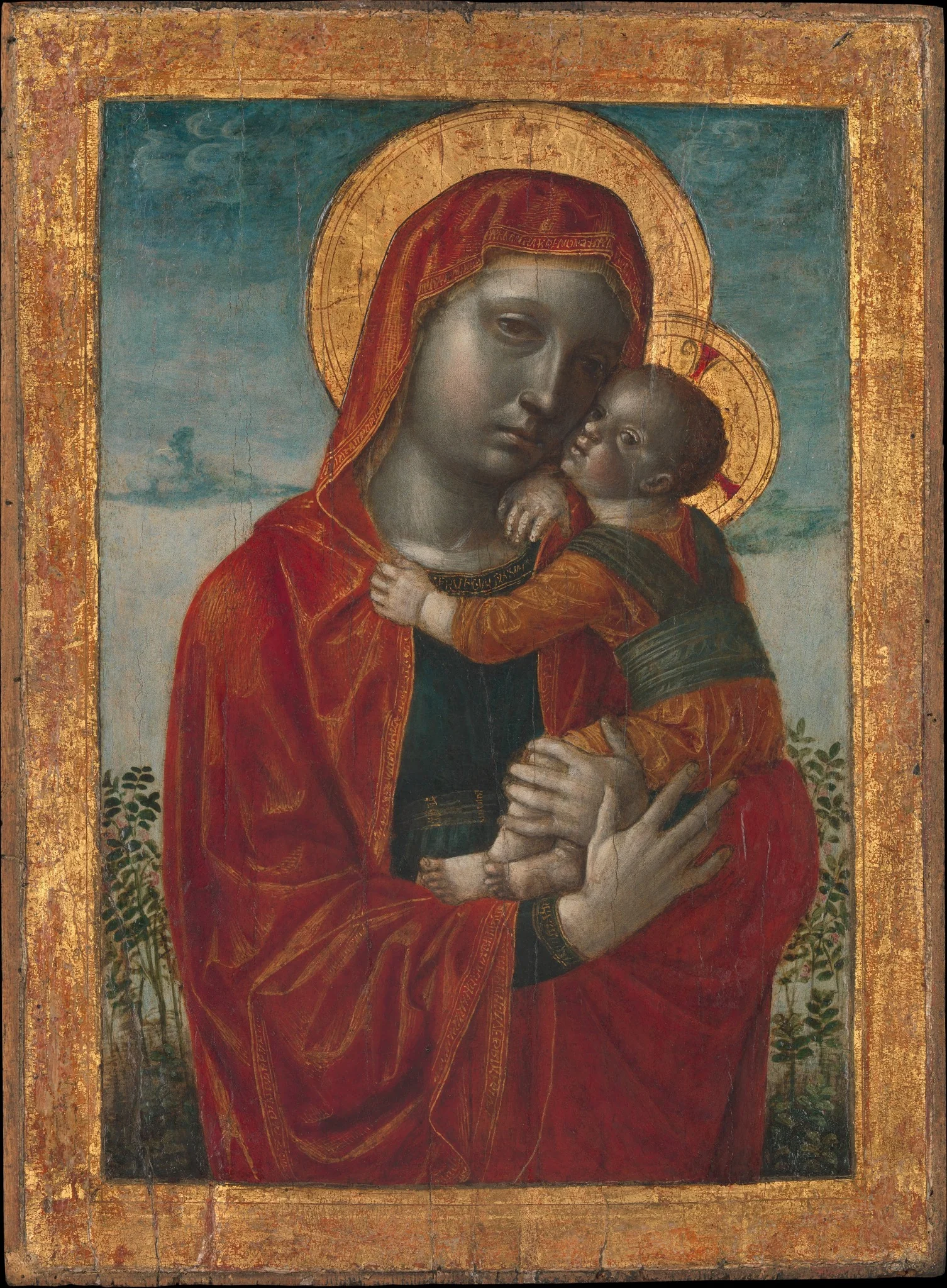 Madonna and Child, detail