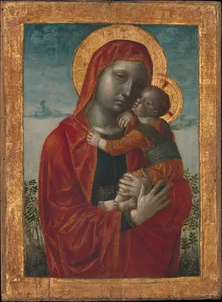 Madonna and Child, by Vincenzo Foppa, unspecified, 1490