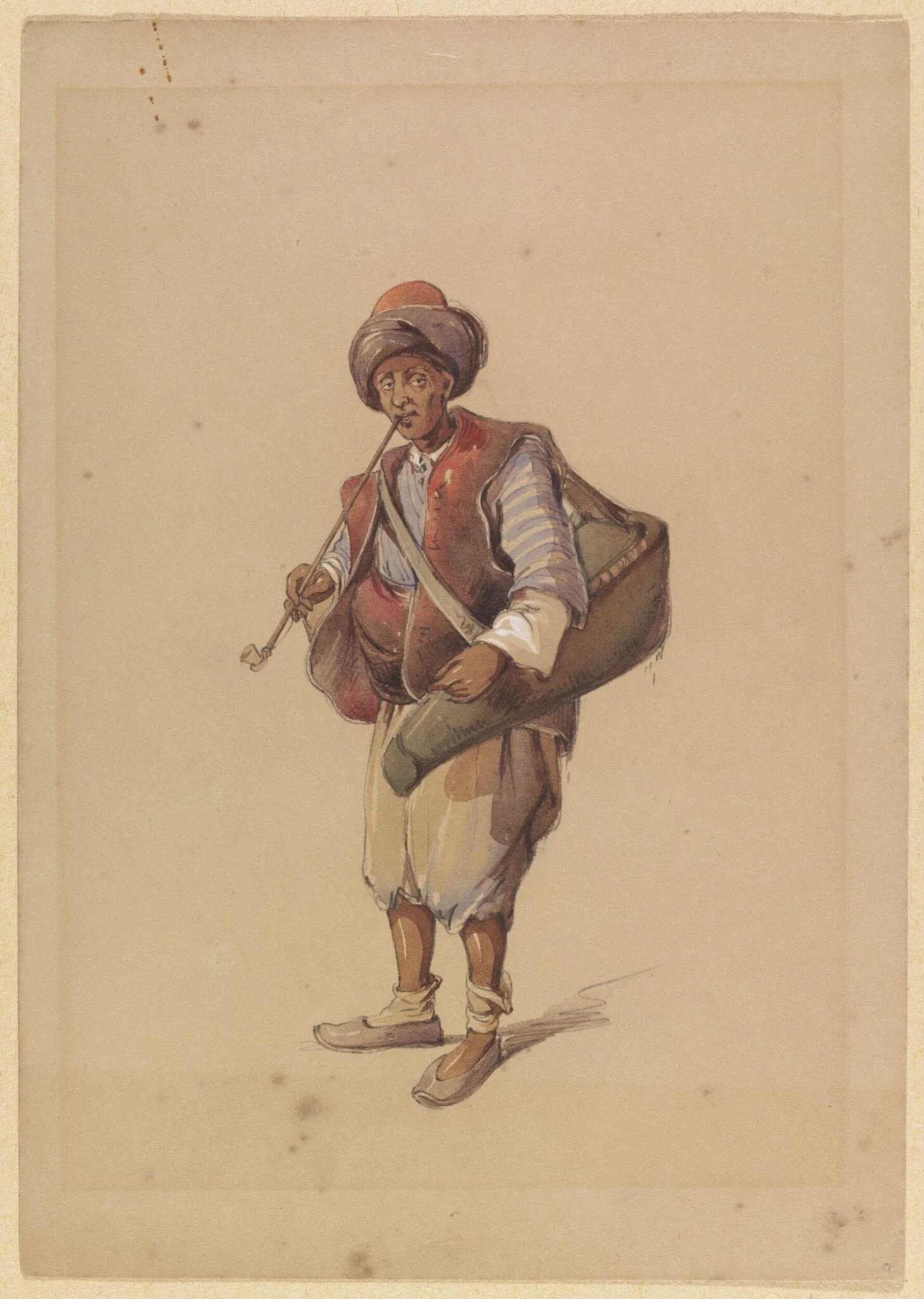 A Water Carrier, detail