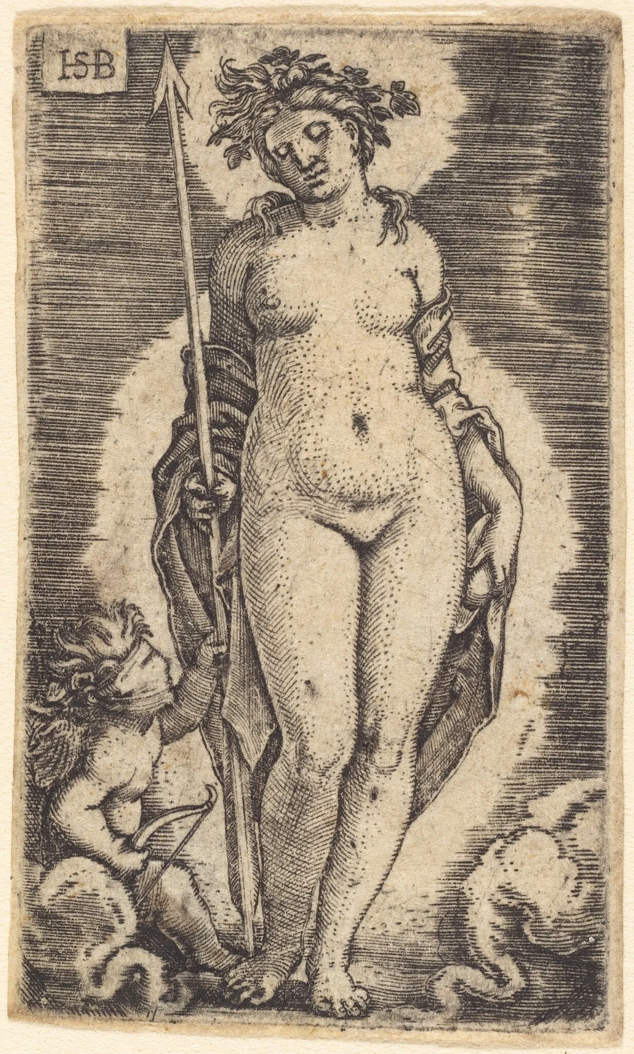 Venus and Cupid, detail