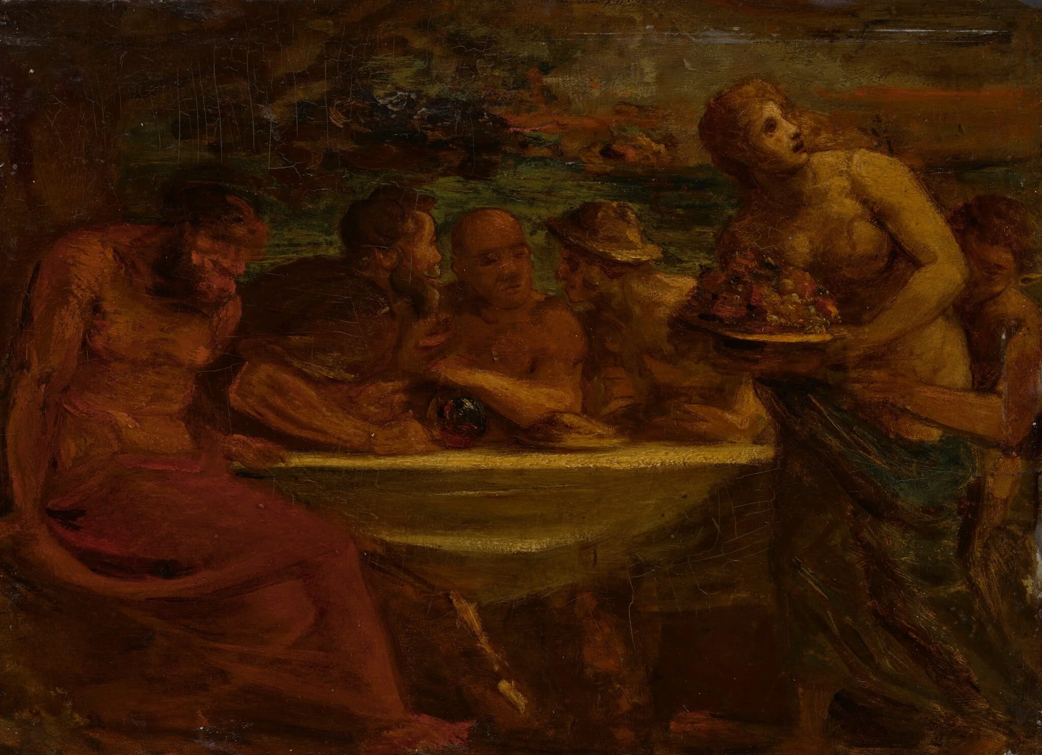 Feast of the Gods, detail