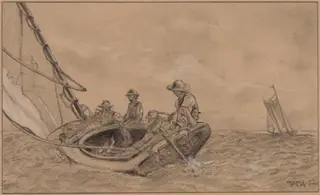 Breezing Up, by Winslow Homer, graphite, 1879