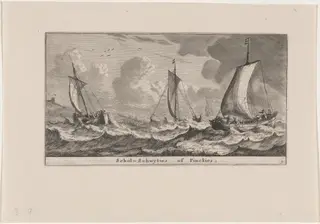 "Scholshuiten" or "Pinken", by Nooms, called Zeeman, Reinier, ink, 1653