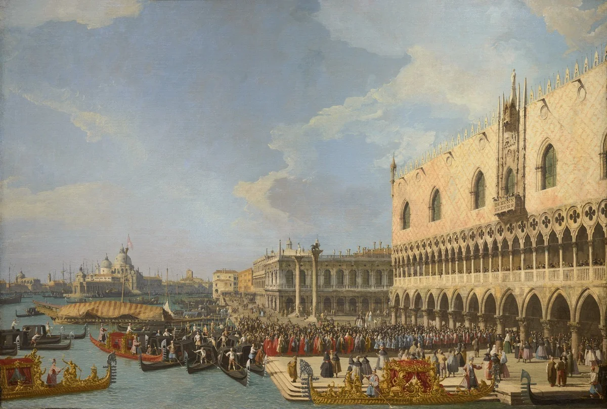 Ricevimento dell’ ambasciatore imperiale a Palazzo Ducale, detail