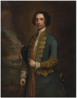 Portrait of William Conolly, M.P. (d.1754), detail