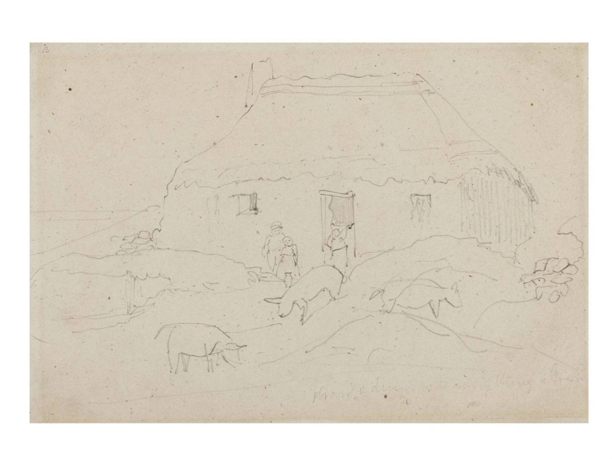 Farm yard animals, detail