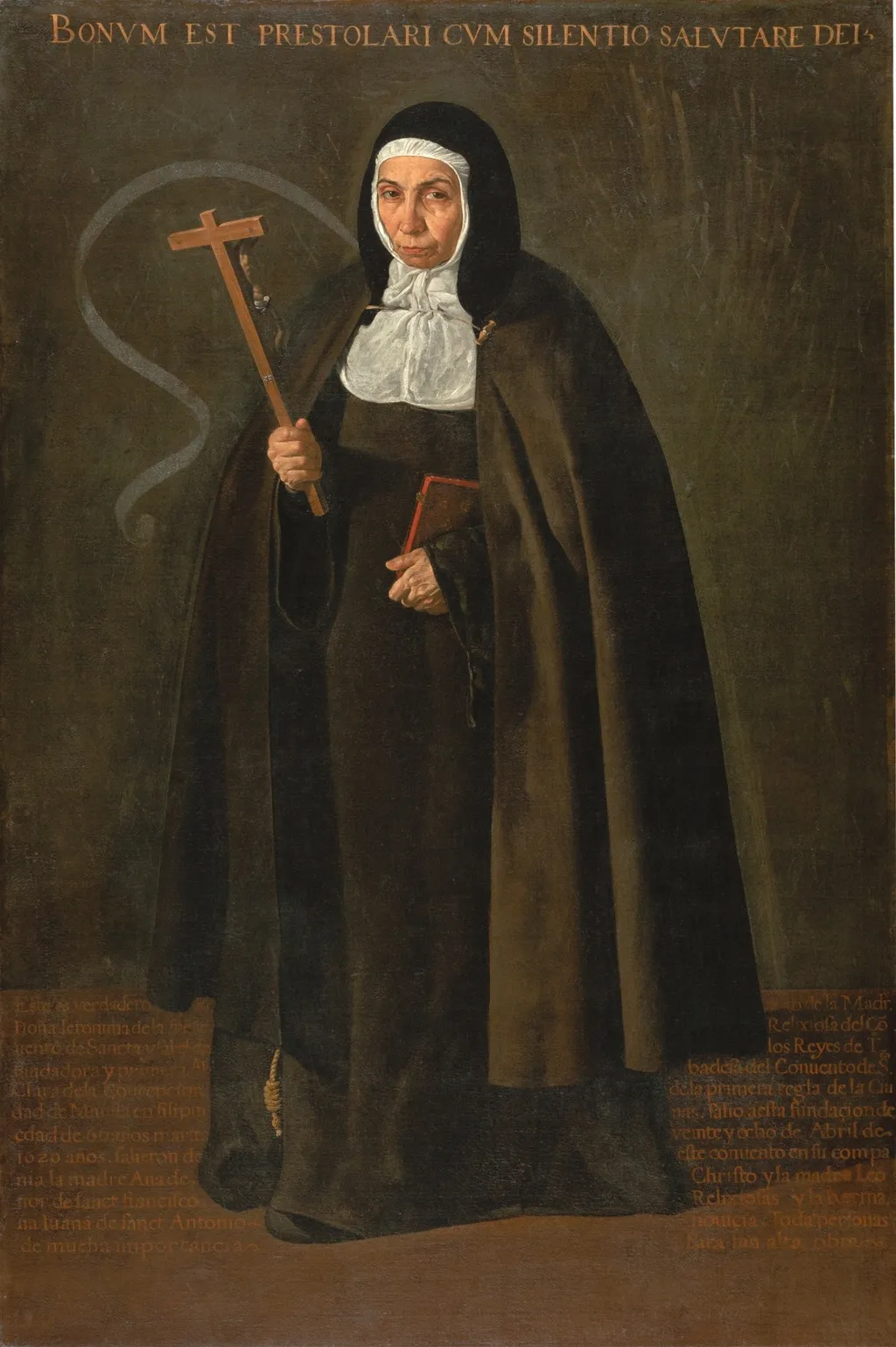 The Nun Jerónima de la Fuente, by Diego Velázquez, oil, 1620
