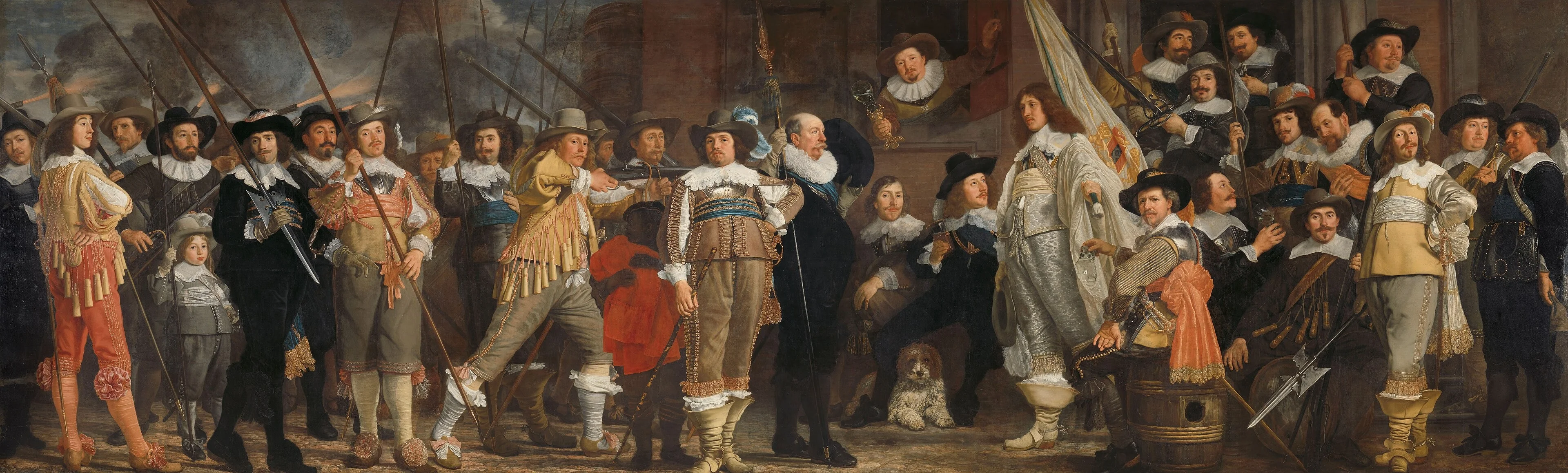Militia Company of District VIII under the Command of Captain Roelof Bicker, detail