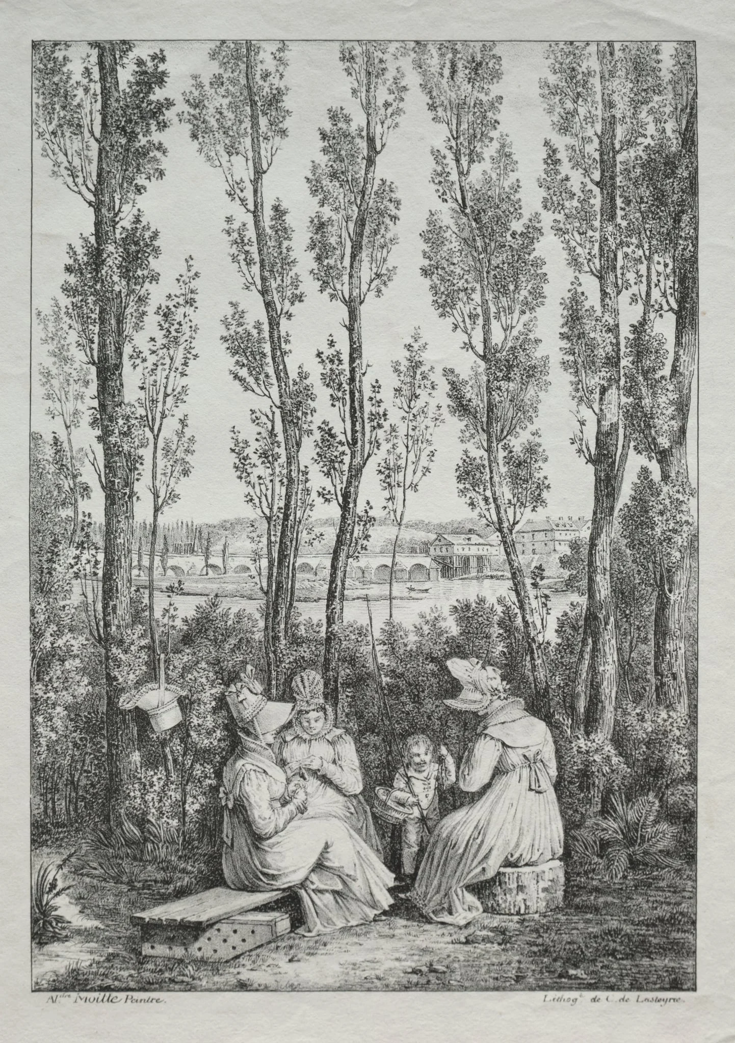 The Picnic, detail
