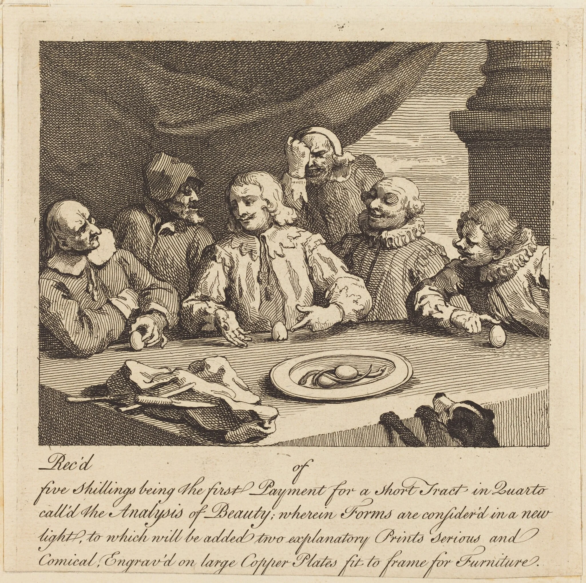 Columbus Breaking the Egg, detail