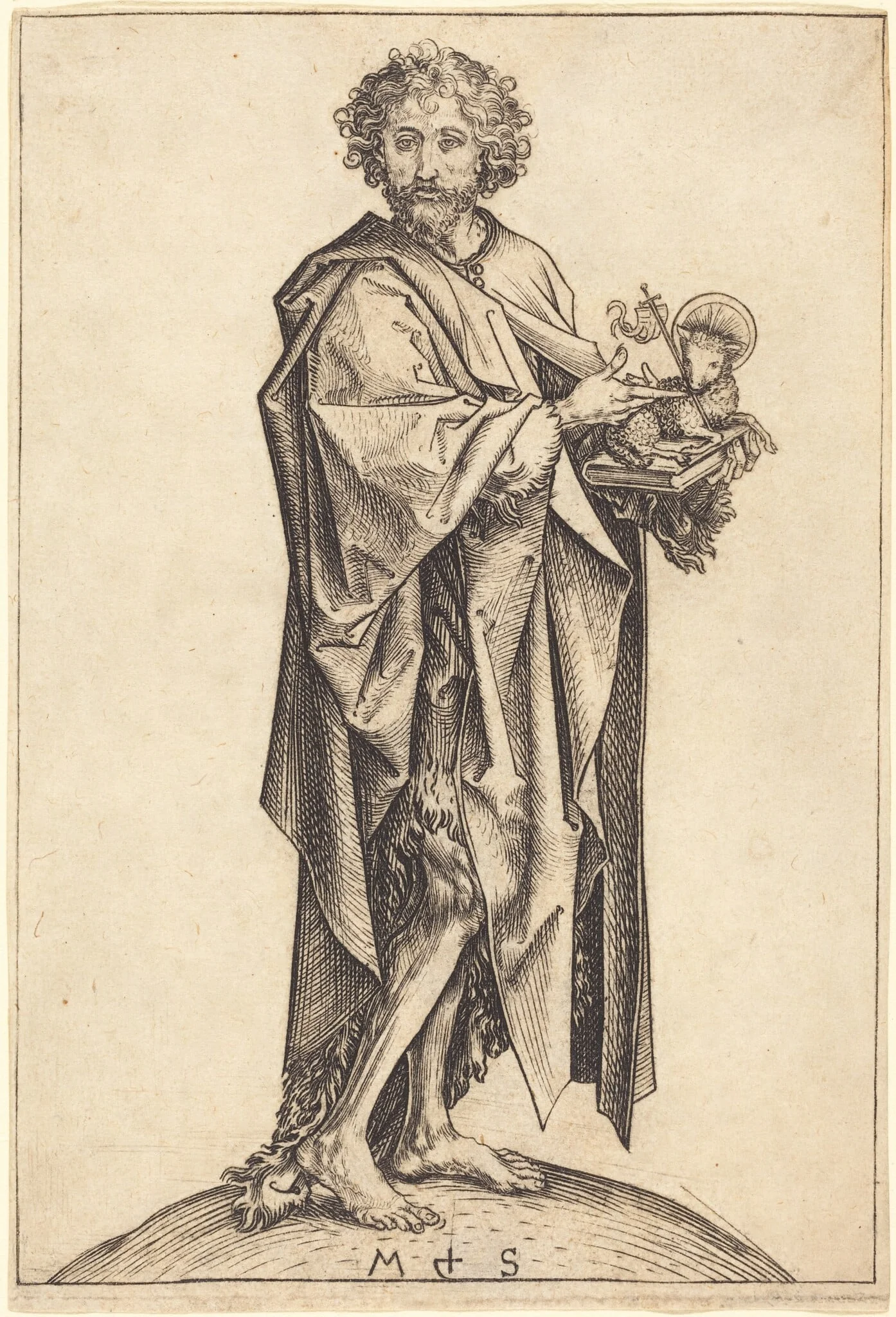 Saint John the Baptist, detail