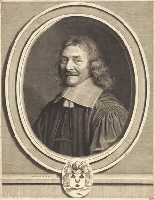 Simon Dreux d'Aubray, by Robert Nanteuil, ink, 1658