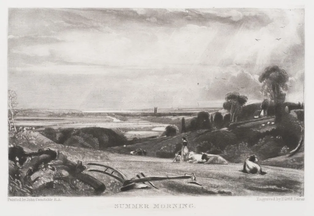 SUMMER MORNING, by John Constable