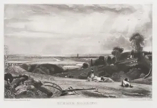 SUMMER MORNING, by John Constable