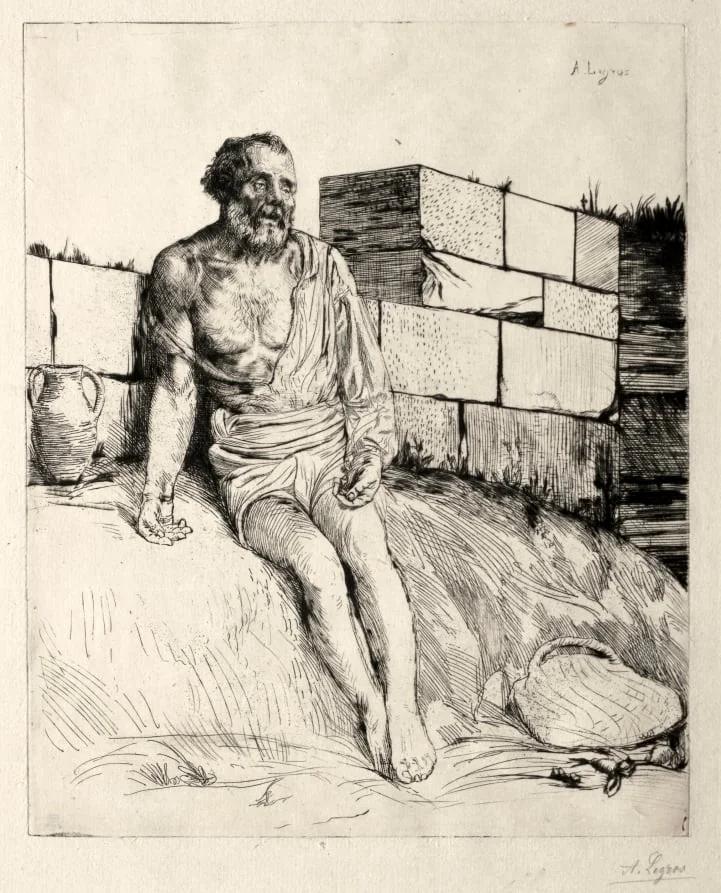 Job (First Plate), detail