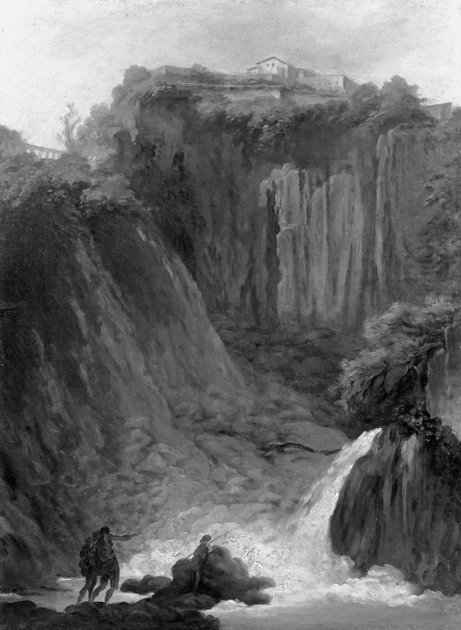 The Terni Waterfalls, detail
