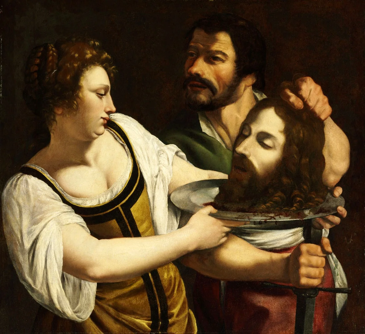 Salome with the Head of Saint John the Baptist, detail