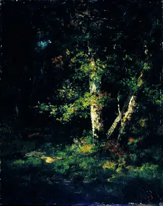 Forest Scene, by Narcisse Virgilio Díaz, oil, 1851