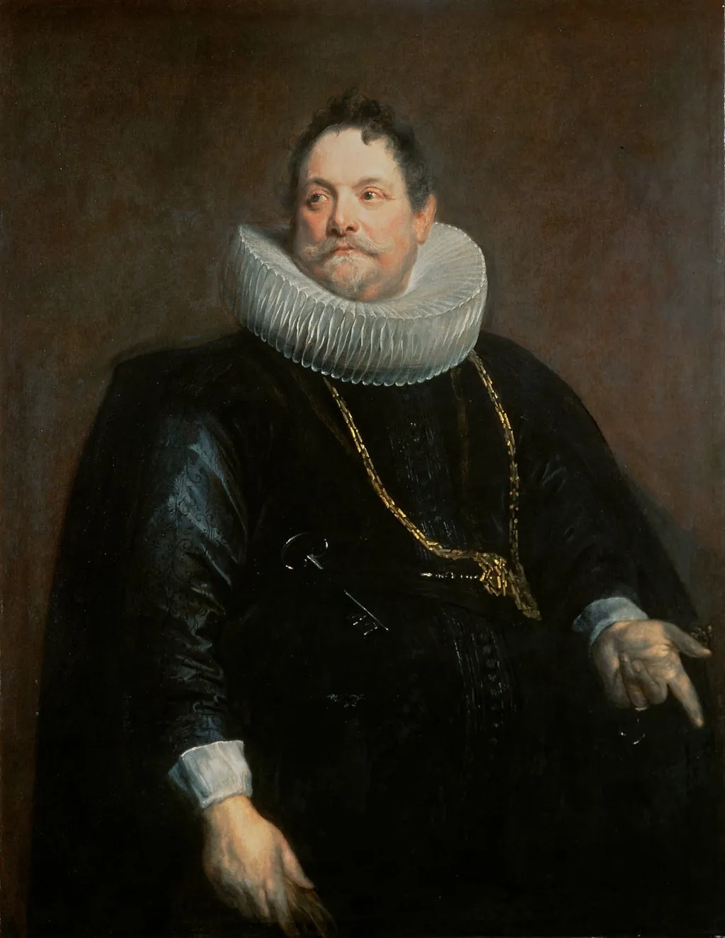 Portrait of Jan van Montfort, by Anthony van Dyck, oil, 1628