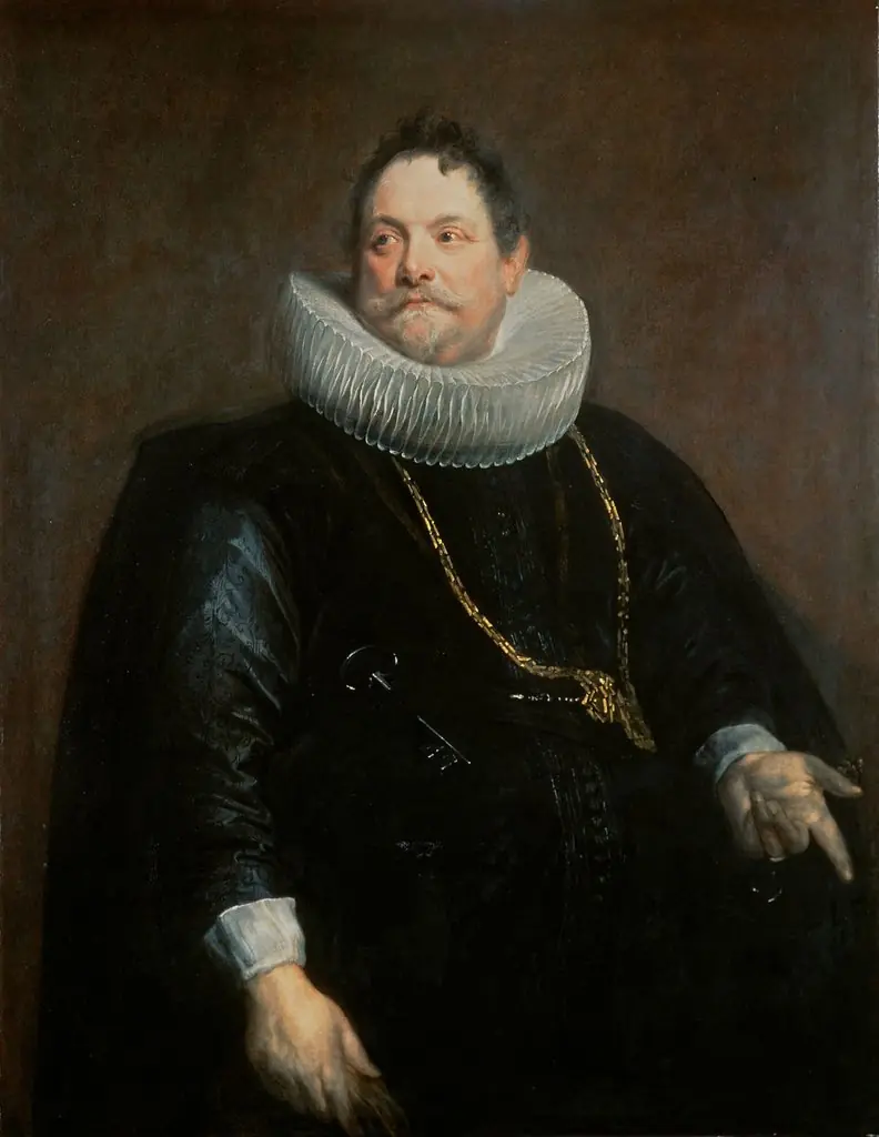 Portrait of Jan van Montfort, by Anthony van Dyck, oil, 1628