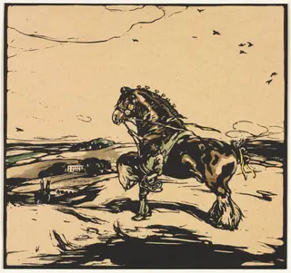 The Shire Horse, by William Nicholson, 1904
