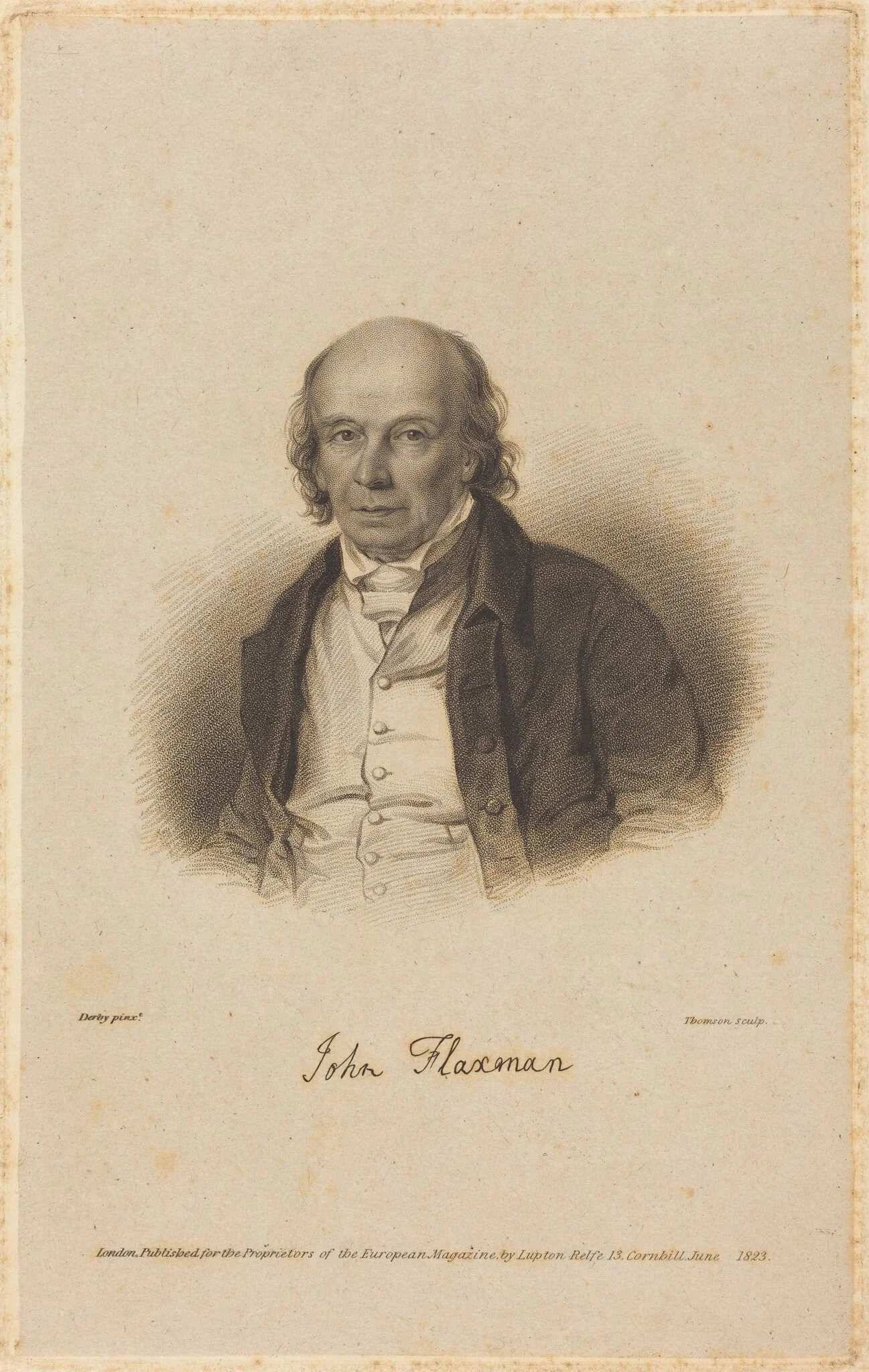 John Flaxman, detail