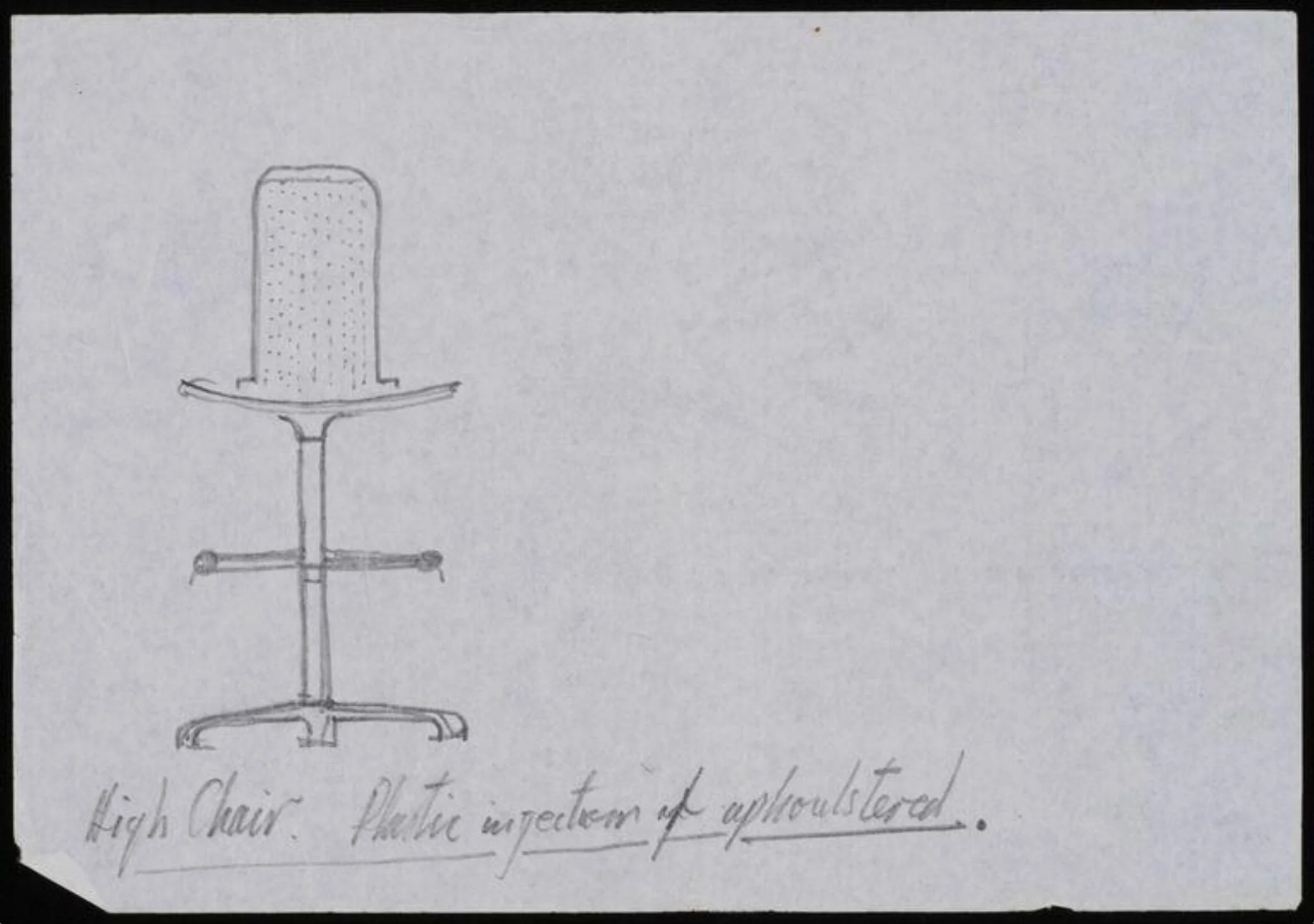 Prototypes for Hille International, detail