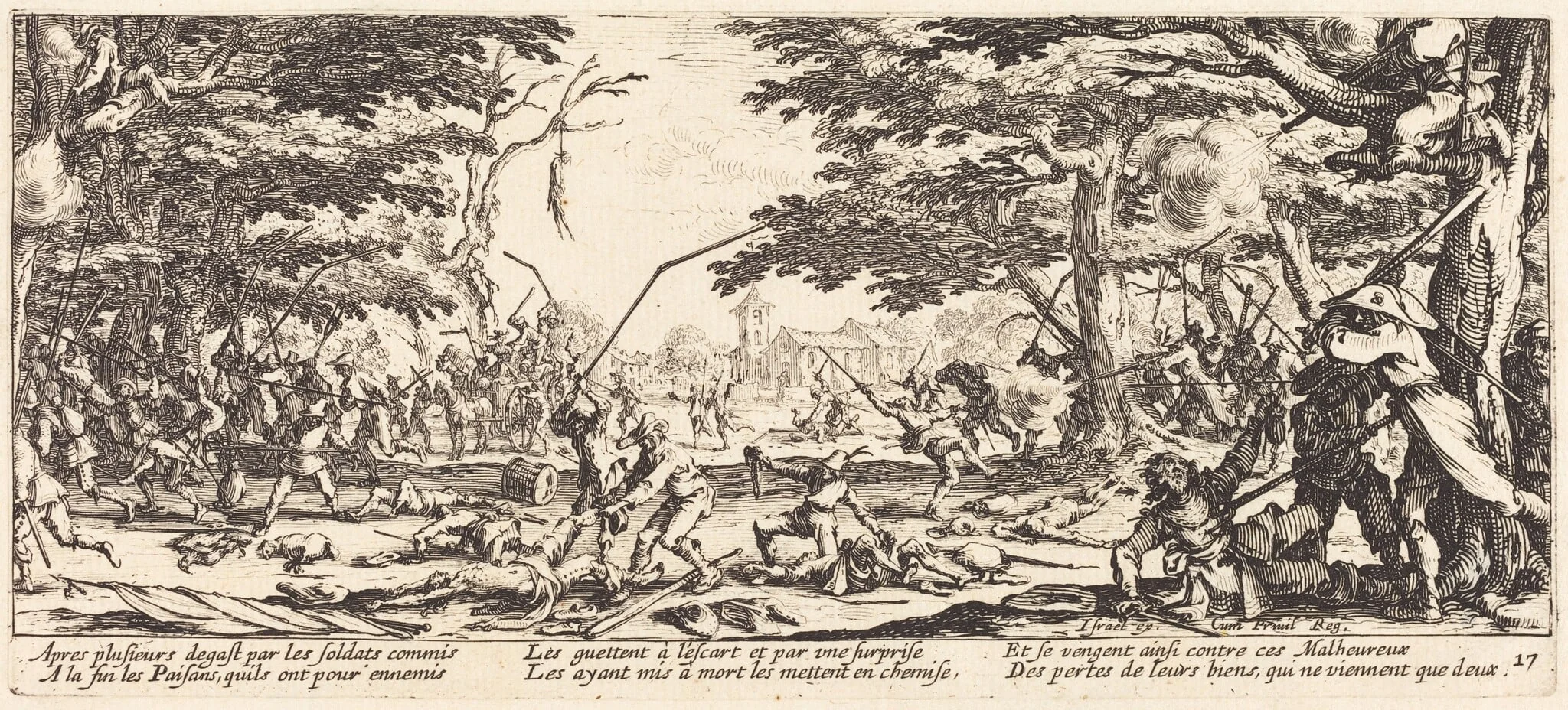 The Peasants Avenge Themselves, detail