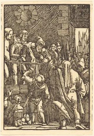 Ecce Homo, by Albrecht Altdorfer, ink, 1513