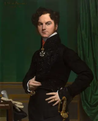Amédée-David, the Comte de Pastoret, by Jean Auguste Dominique Ingres, oil, 1823