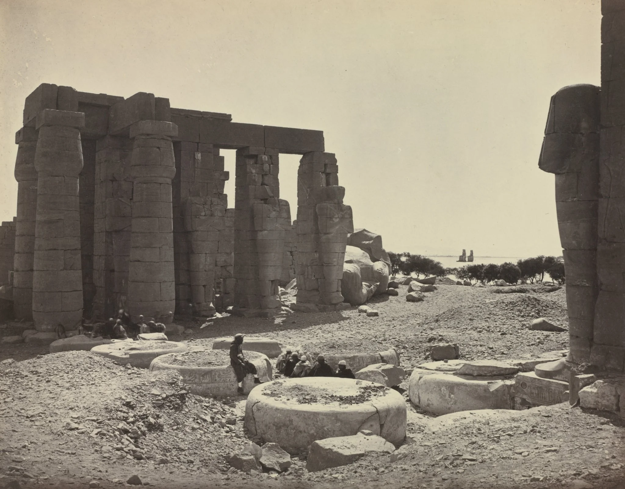 The Ramesseum, Thebes, detail