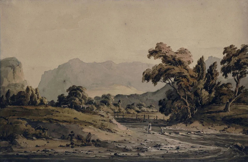 Rydal Head, Ambleside, Westmorland, by Copley Fielding, watercolor, 1808