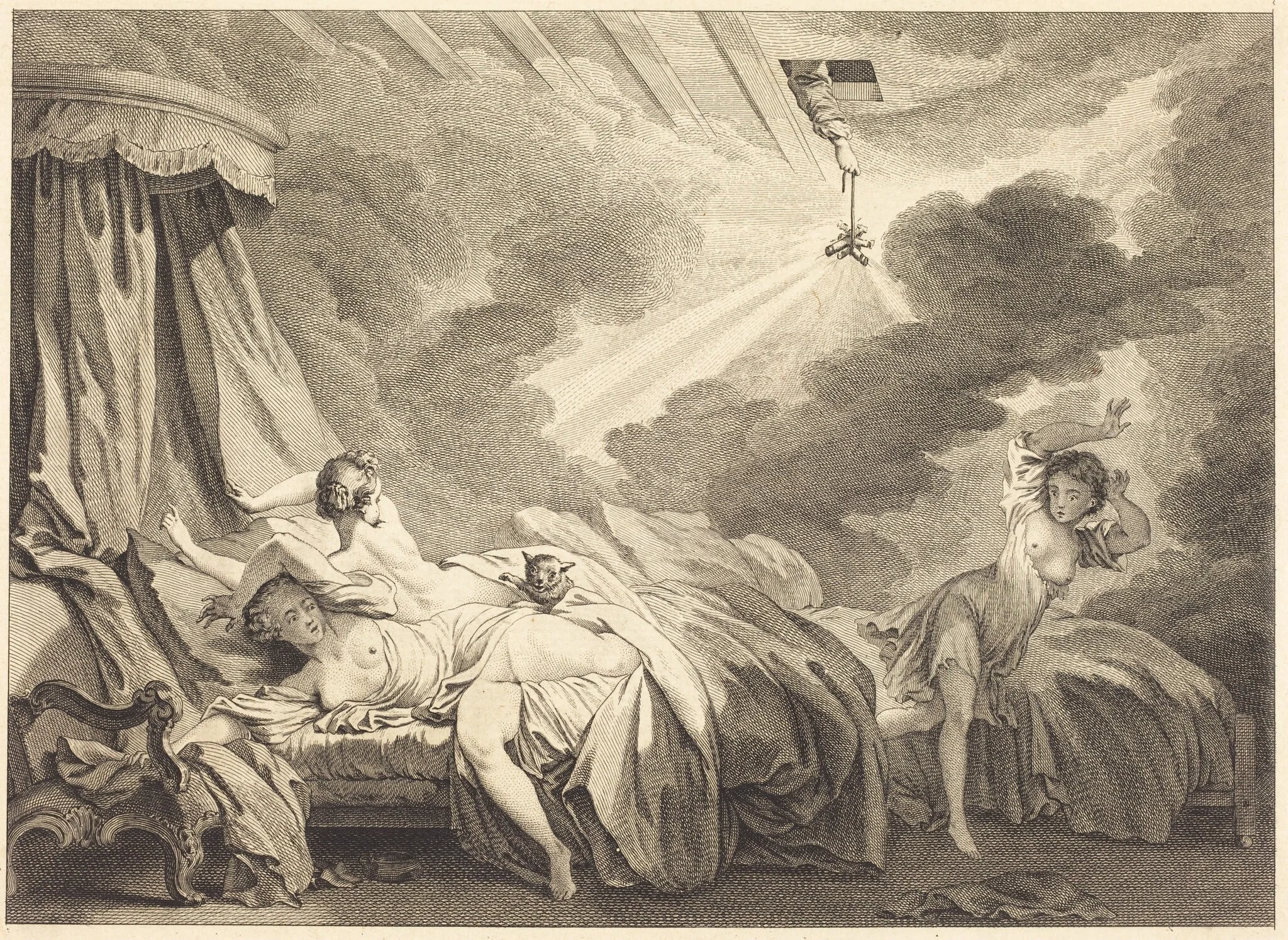 The Fireworks, detail