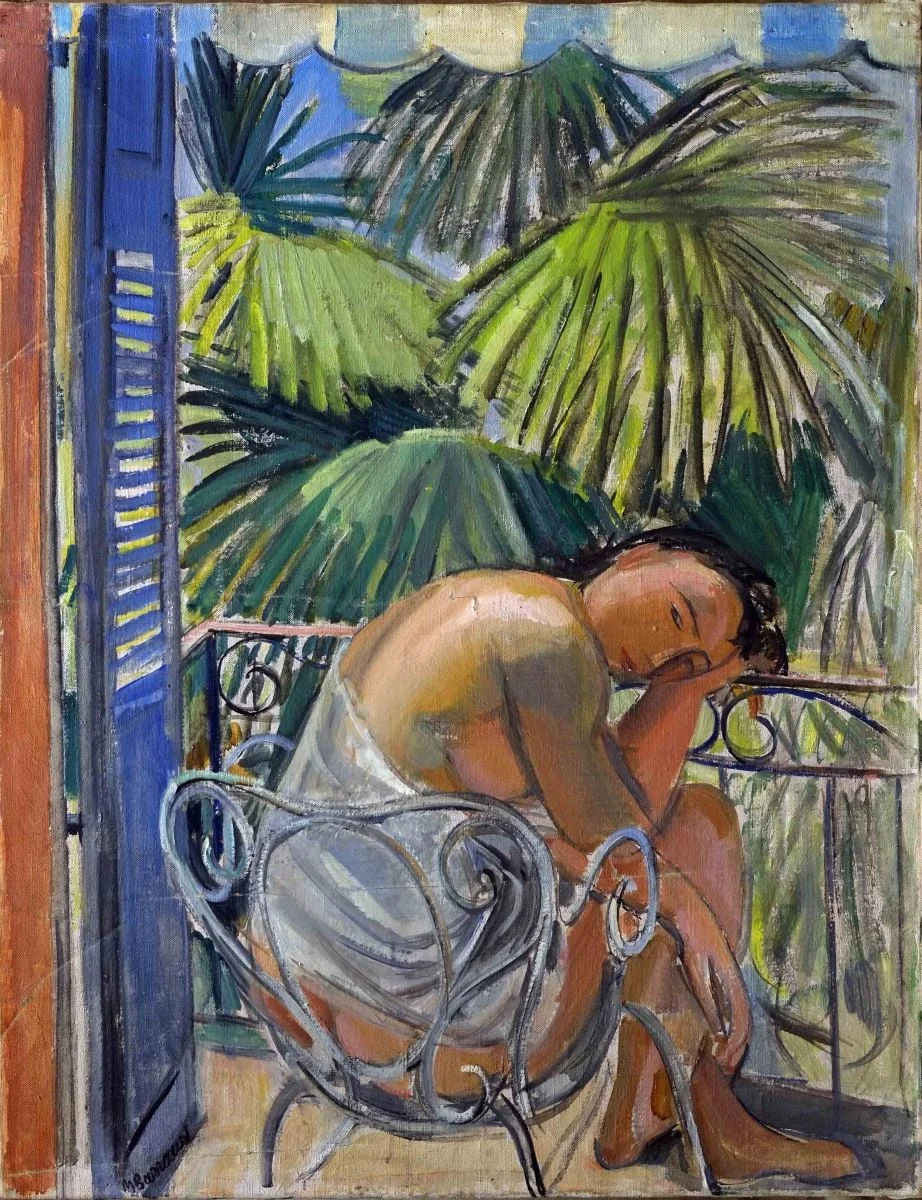 Balconul din Ascona, detail