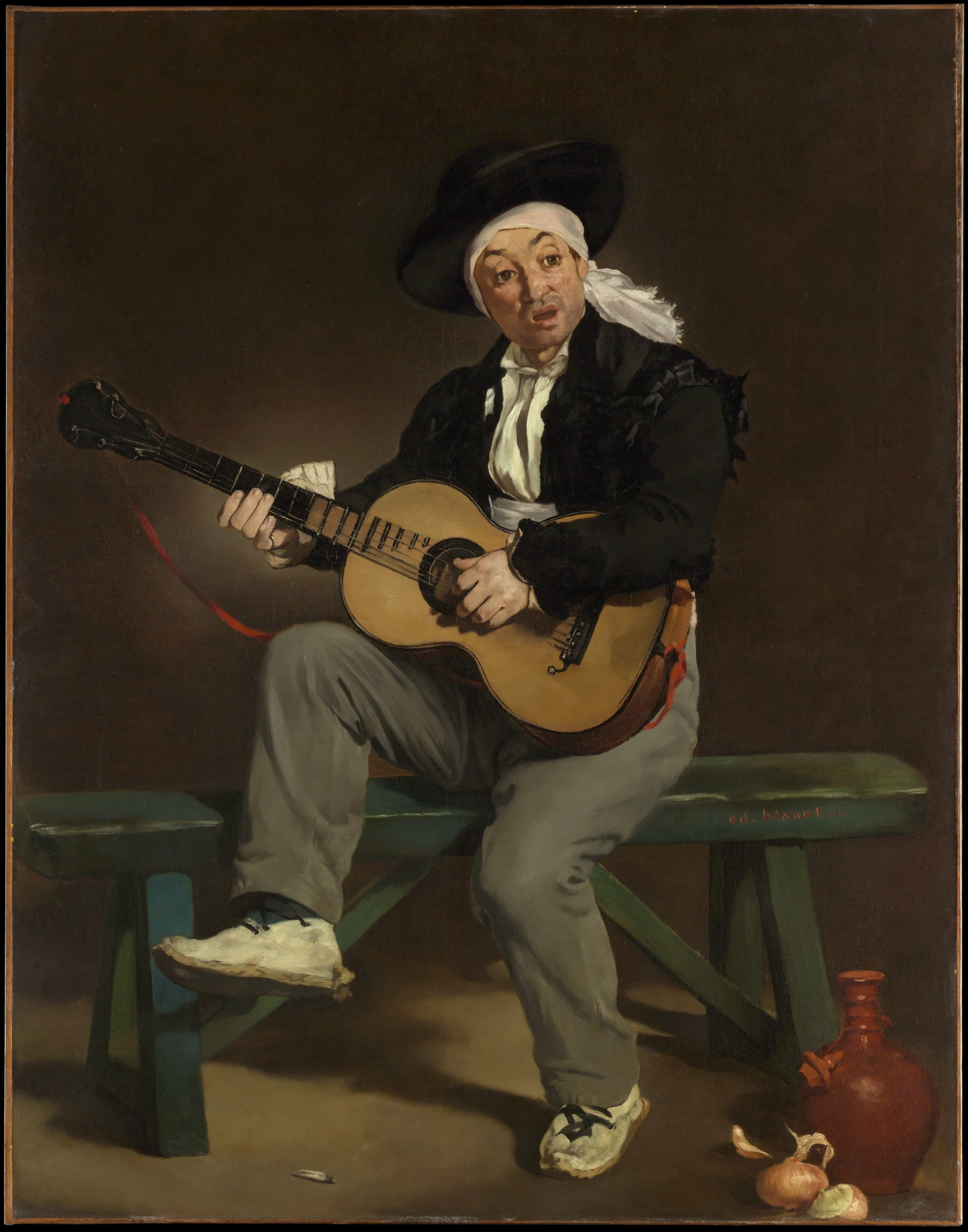 The Spanish Singer, detail