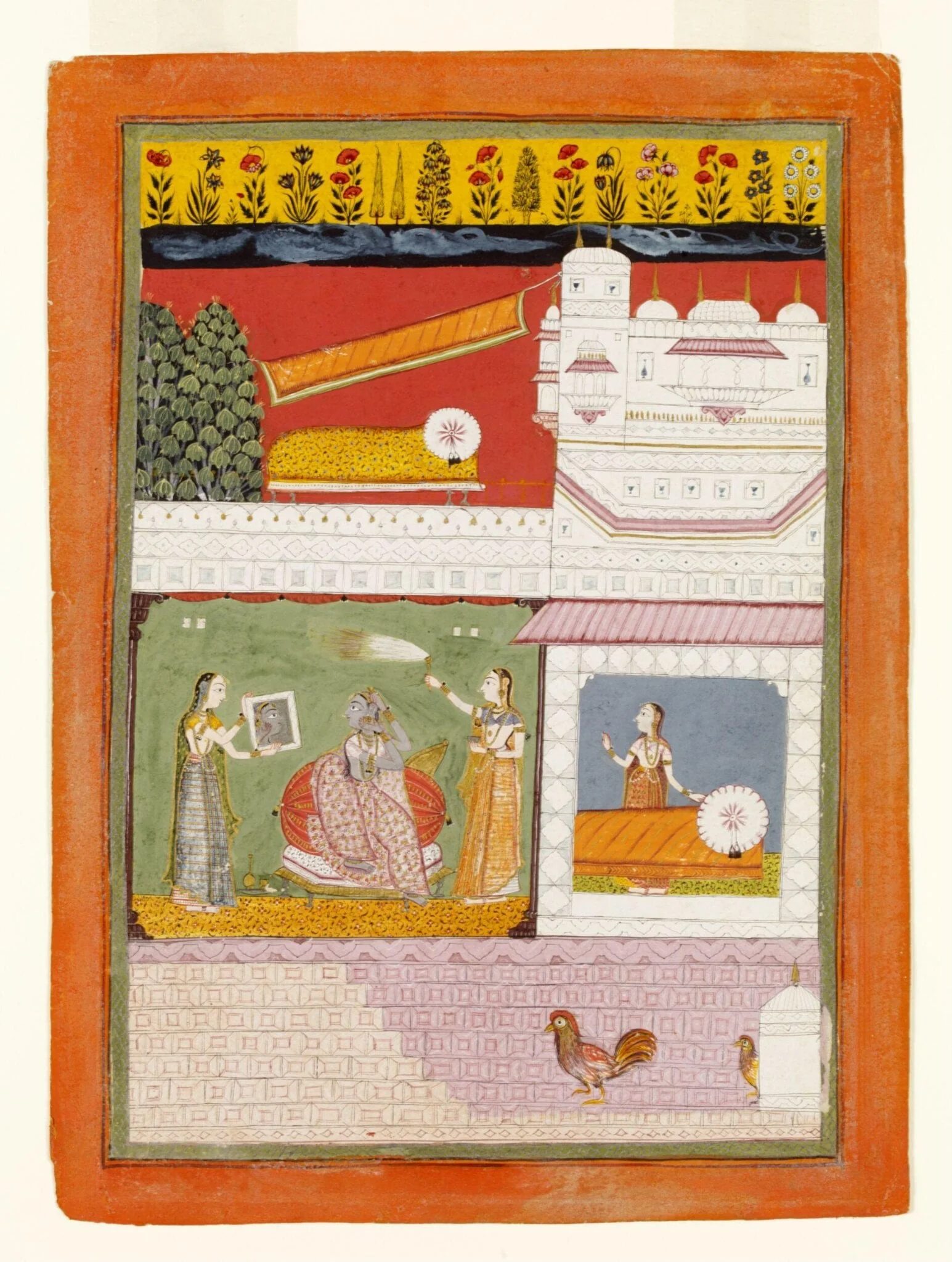 Vilaval Ragini, detail