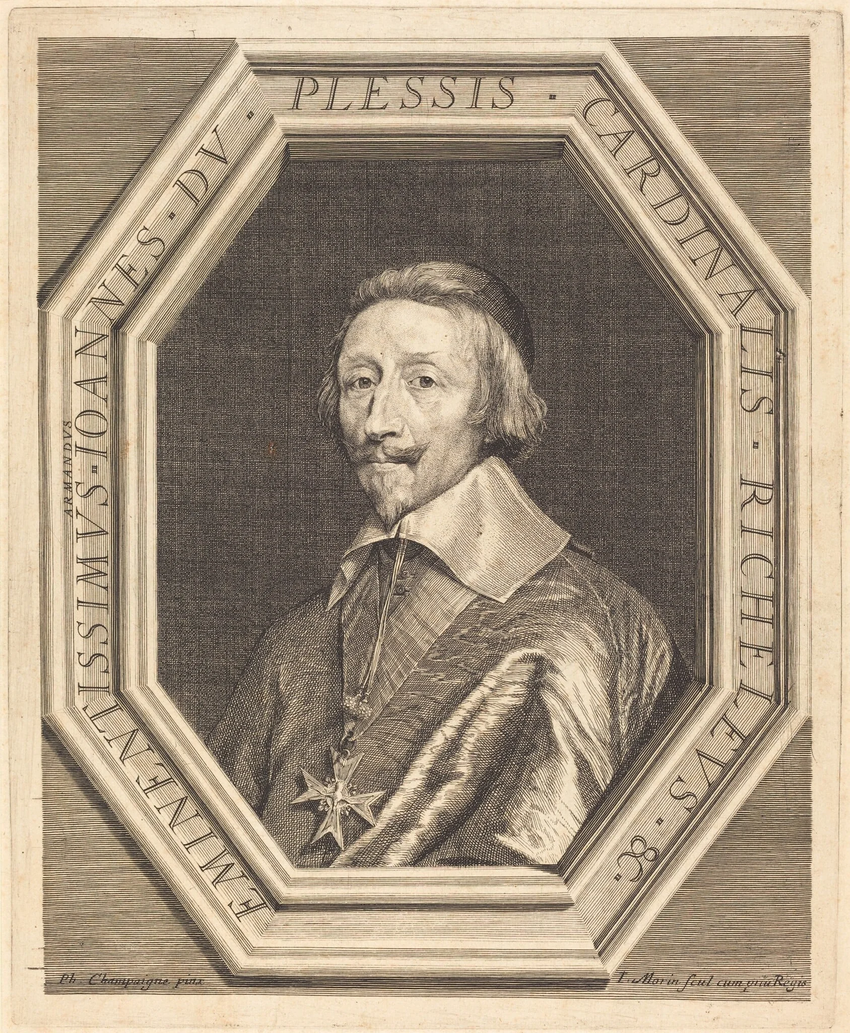 Cardinal Richelieu, detail