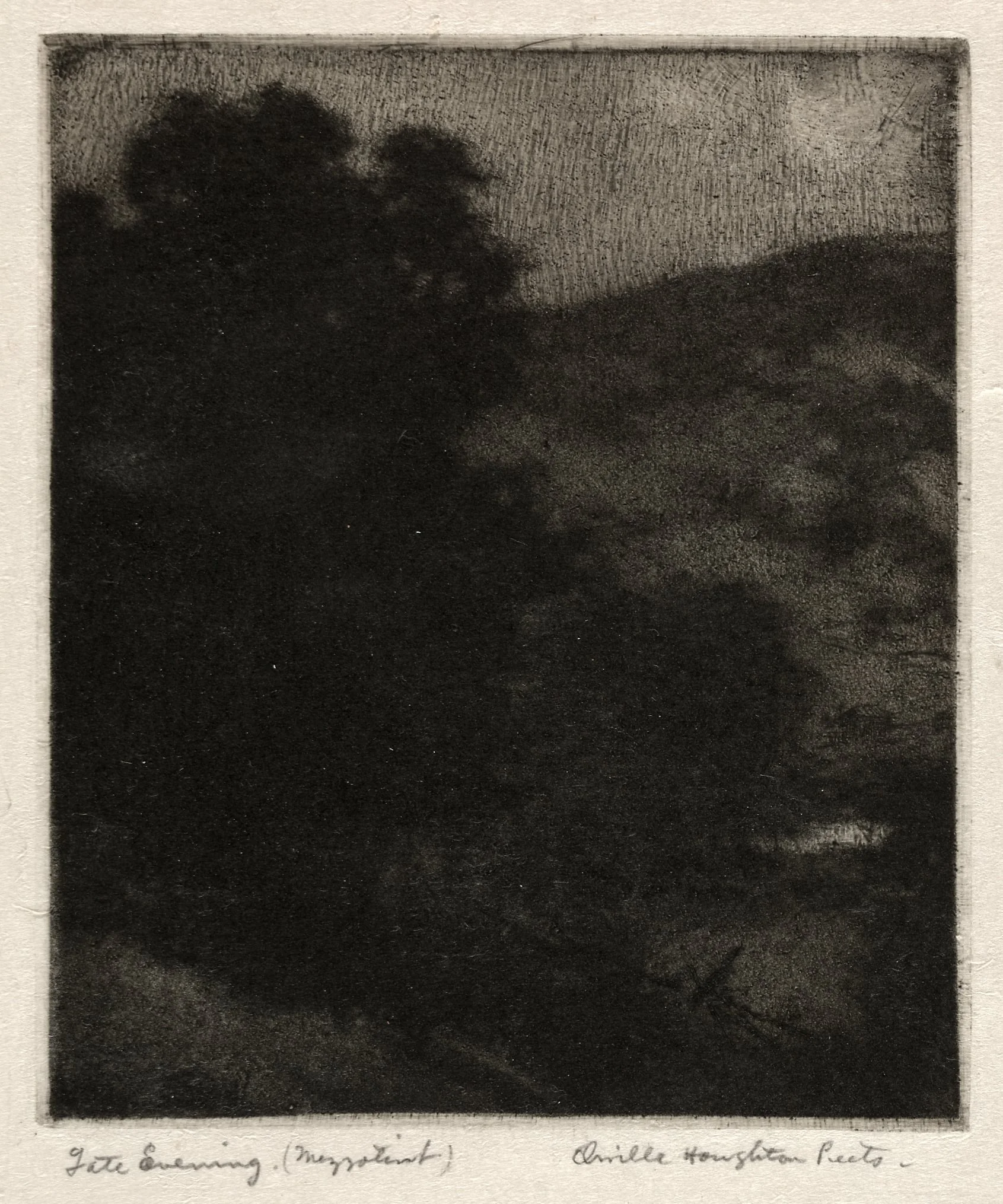 Late Evening, detail