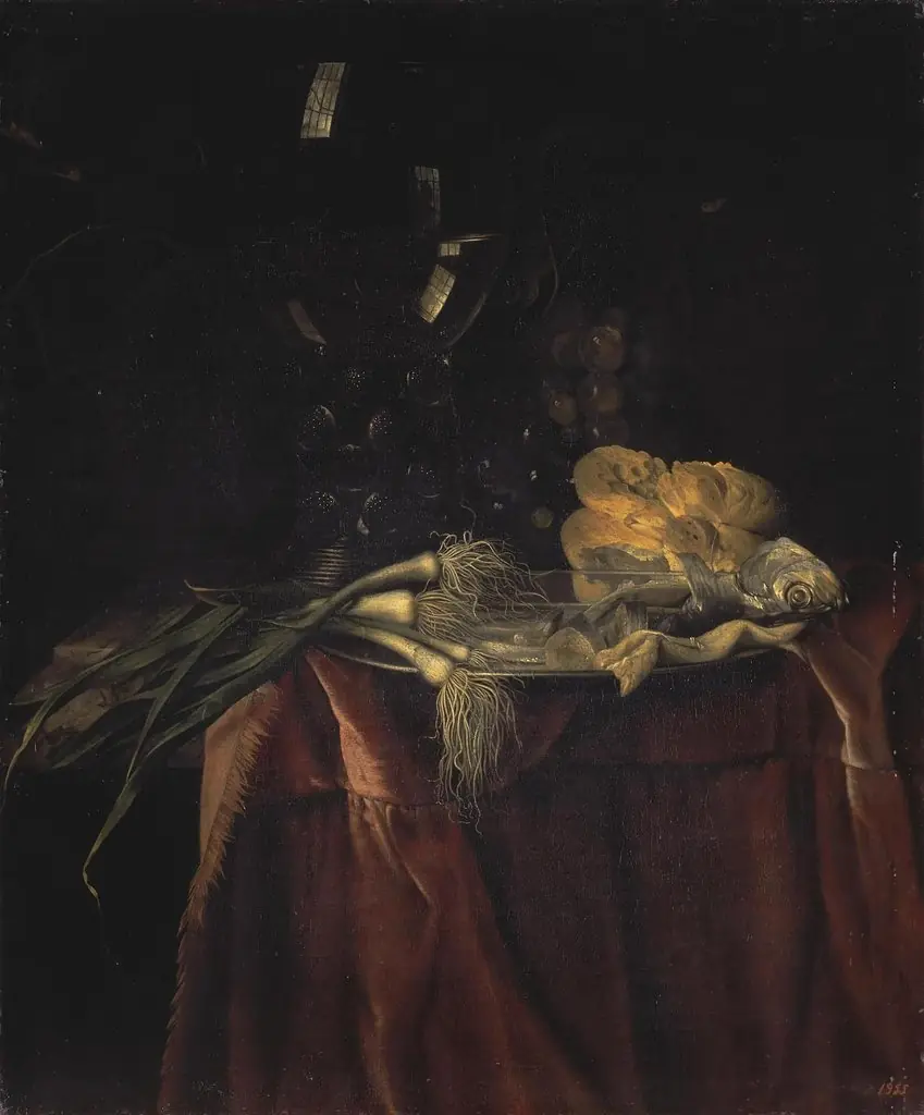 Snack, by Willem van Aelst, oil, 1663