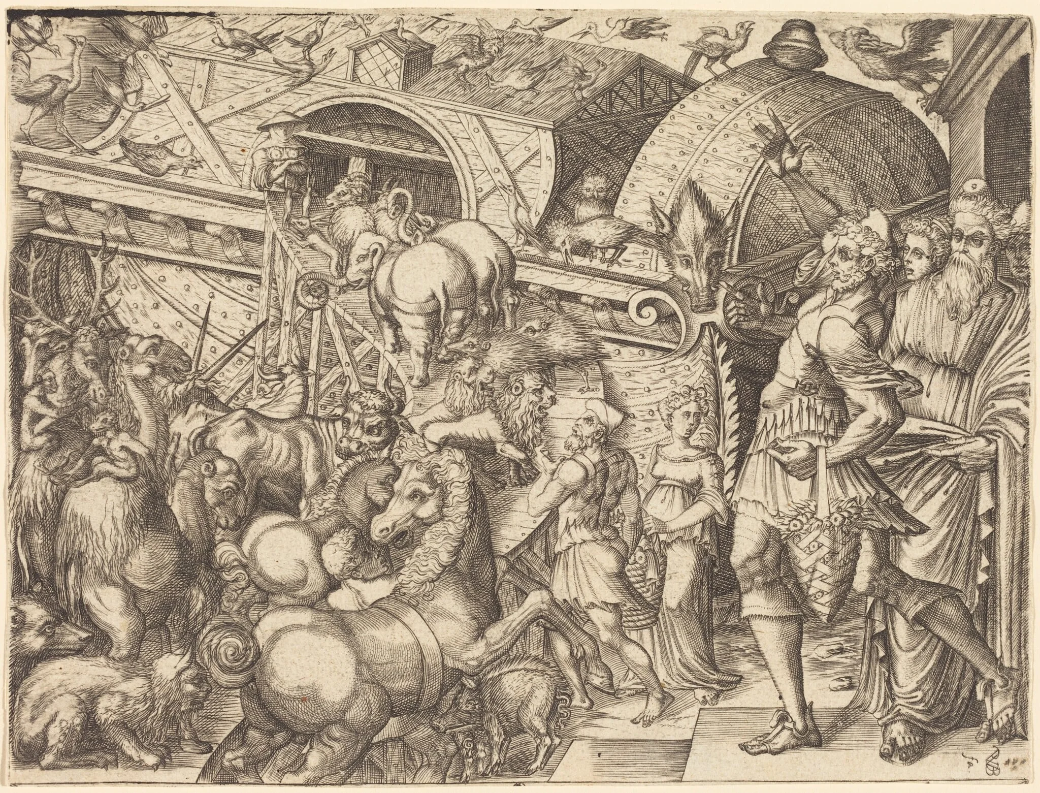 Noah's Ark, detail