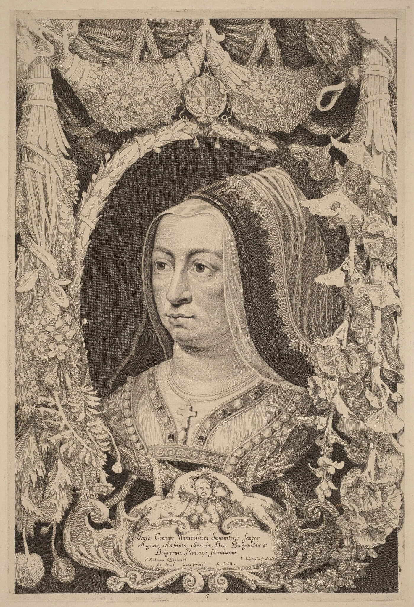Maria of Burgundy, Empress and Wife of Maximilian I, detail