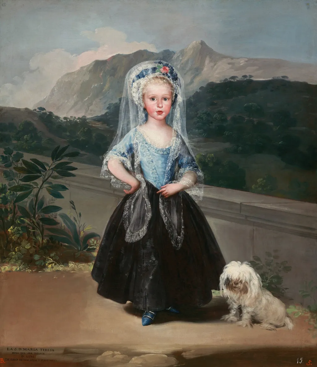 María Teresa de Borbón y Vallabriga, later Condesa de Chinchón, by Francisco de Goya, oil, 1783