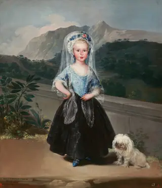 María Teresa de Borbón y Vallabriga, later Condesa de Chinchón, by Francisco de Goya, oil, 1783