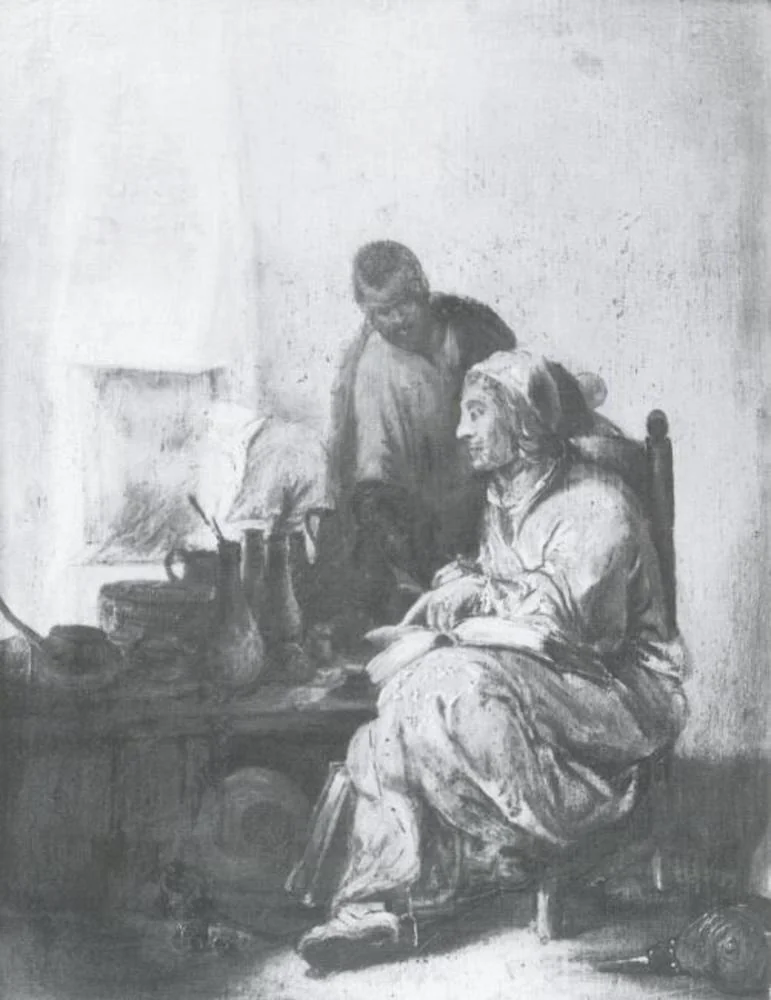 Chemist in his Laboratory, detail