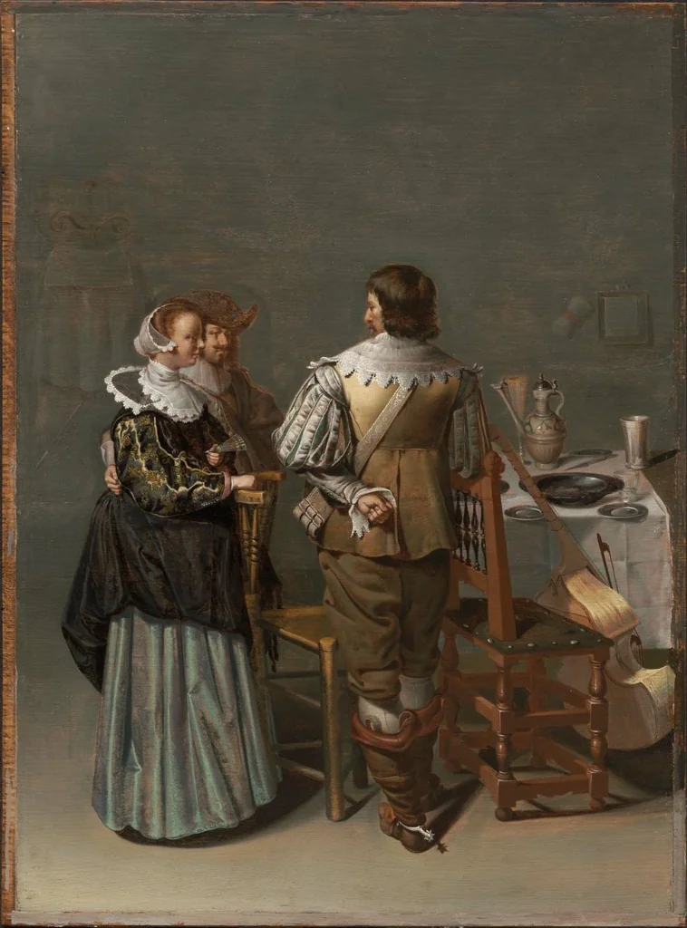 A Merry Company, detail